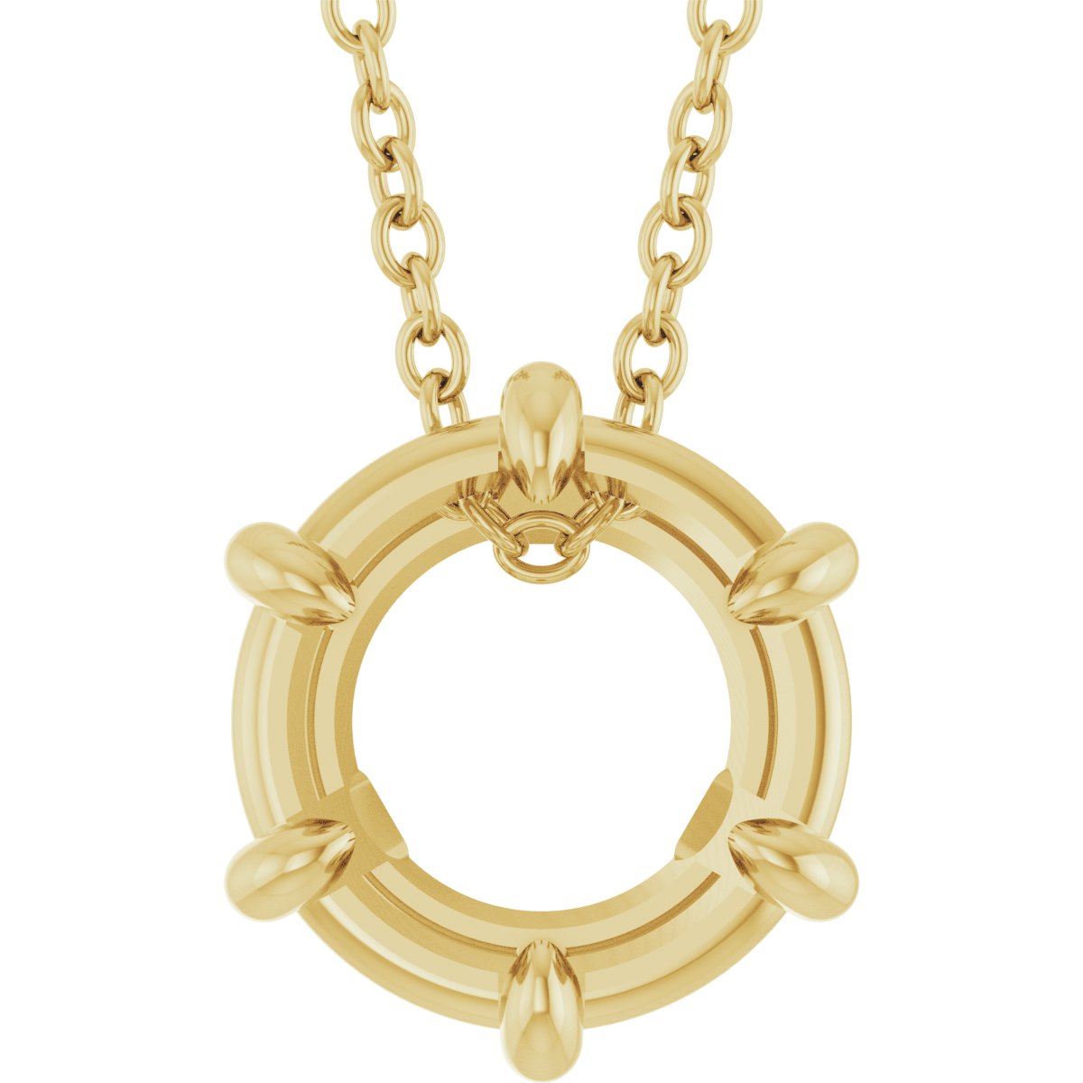 Solitaire Necklace or Slide Pendant