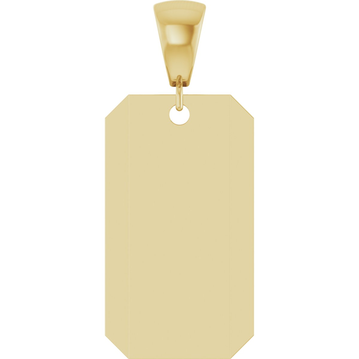Engravable Dog Tag Pendant
