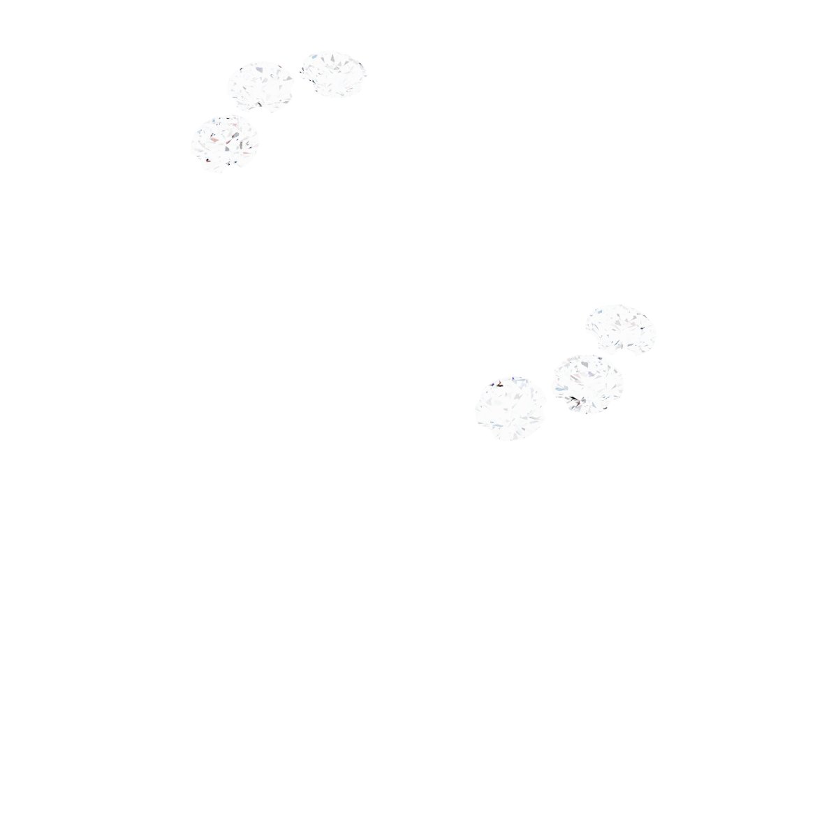 1/5 CTW Natural Diamond Ring Guard – 14K White Gold