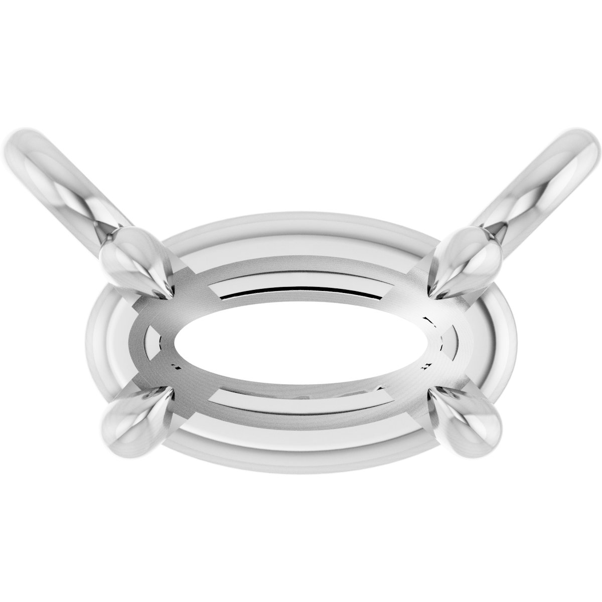 Claw-Prong Solitaire Necklace Center