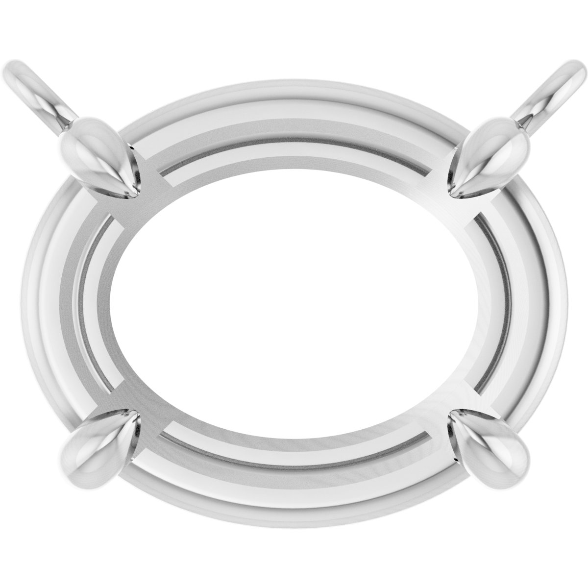 Claw-Prong Solitaire Necklace Center