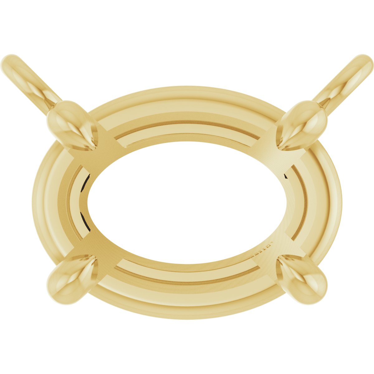 Claw-Prong Solitaire Necklace Center