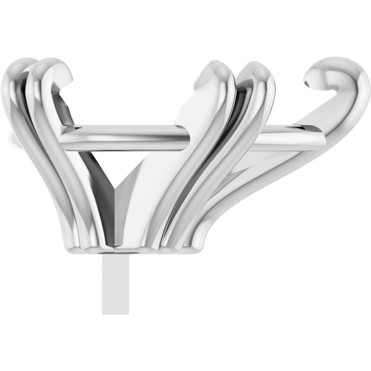 Pre-Notched Double-Claw Peg Setting
