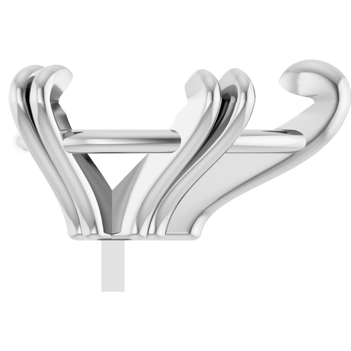 Pre-Notched Double-Claw Peg Setting