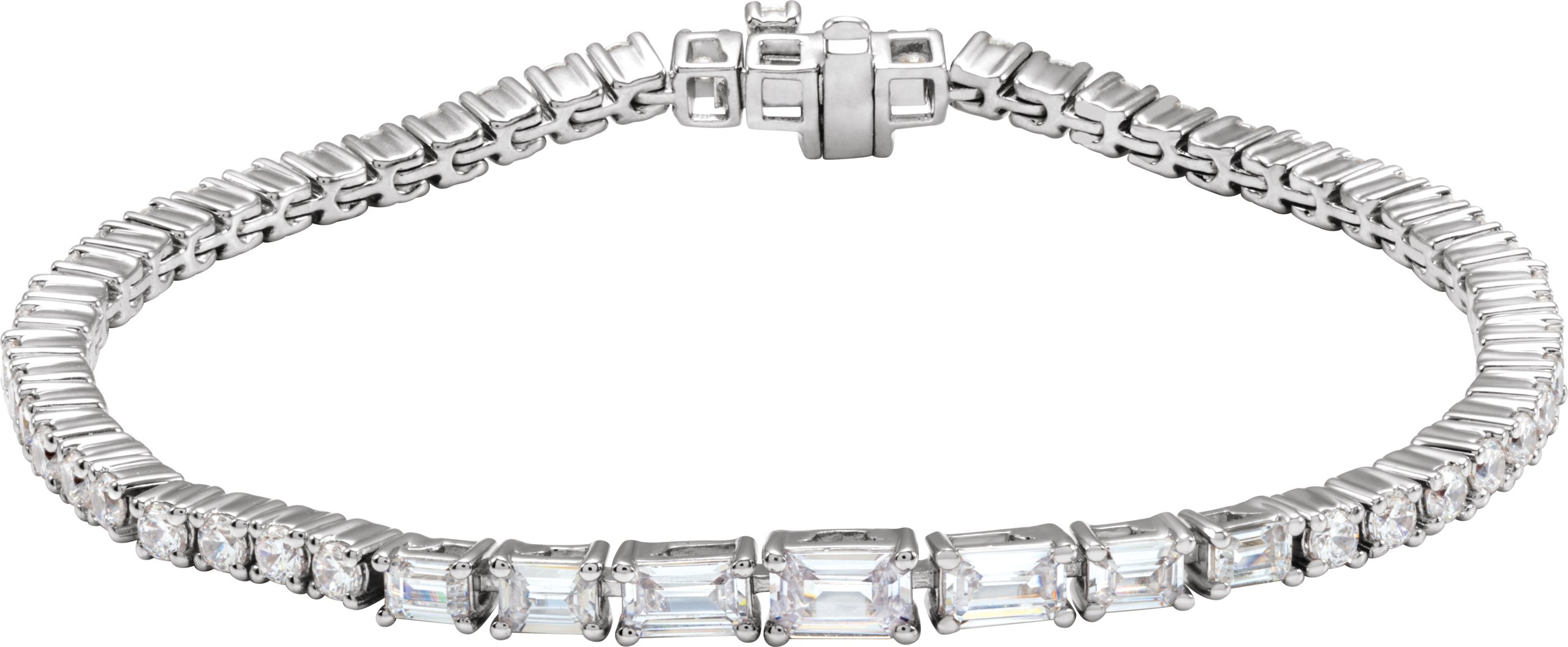 Lab-Grown Diamond Line Bracelet