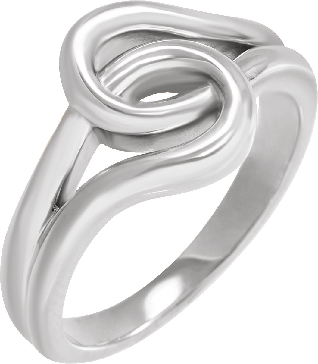 Sterling Silver Interlocking Ring