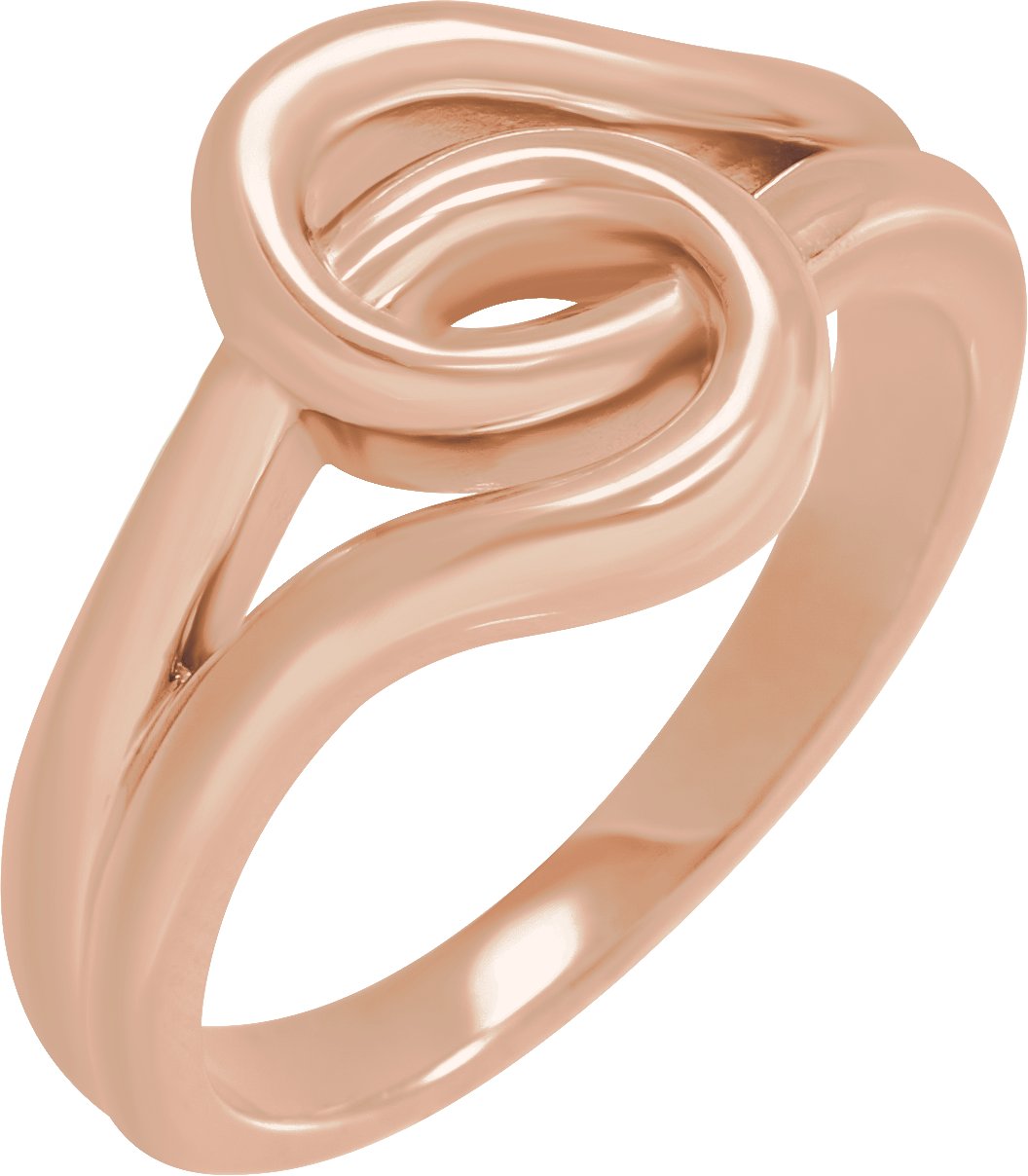 14K Rose Interlocking Ring Ref 22027889