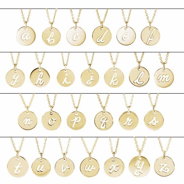 Sterling Silver Script Initial L 16-18 Necklace 