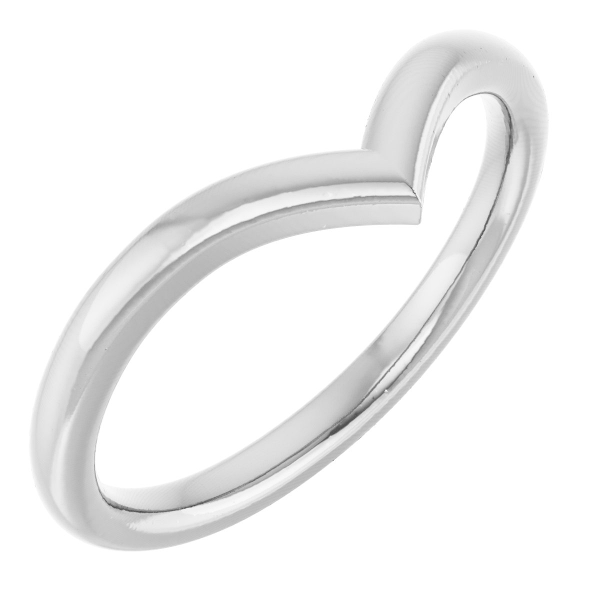 14K White Gold Matching Band