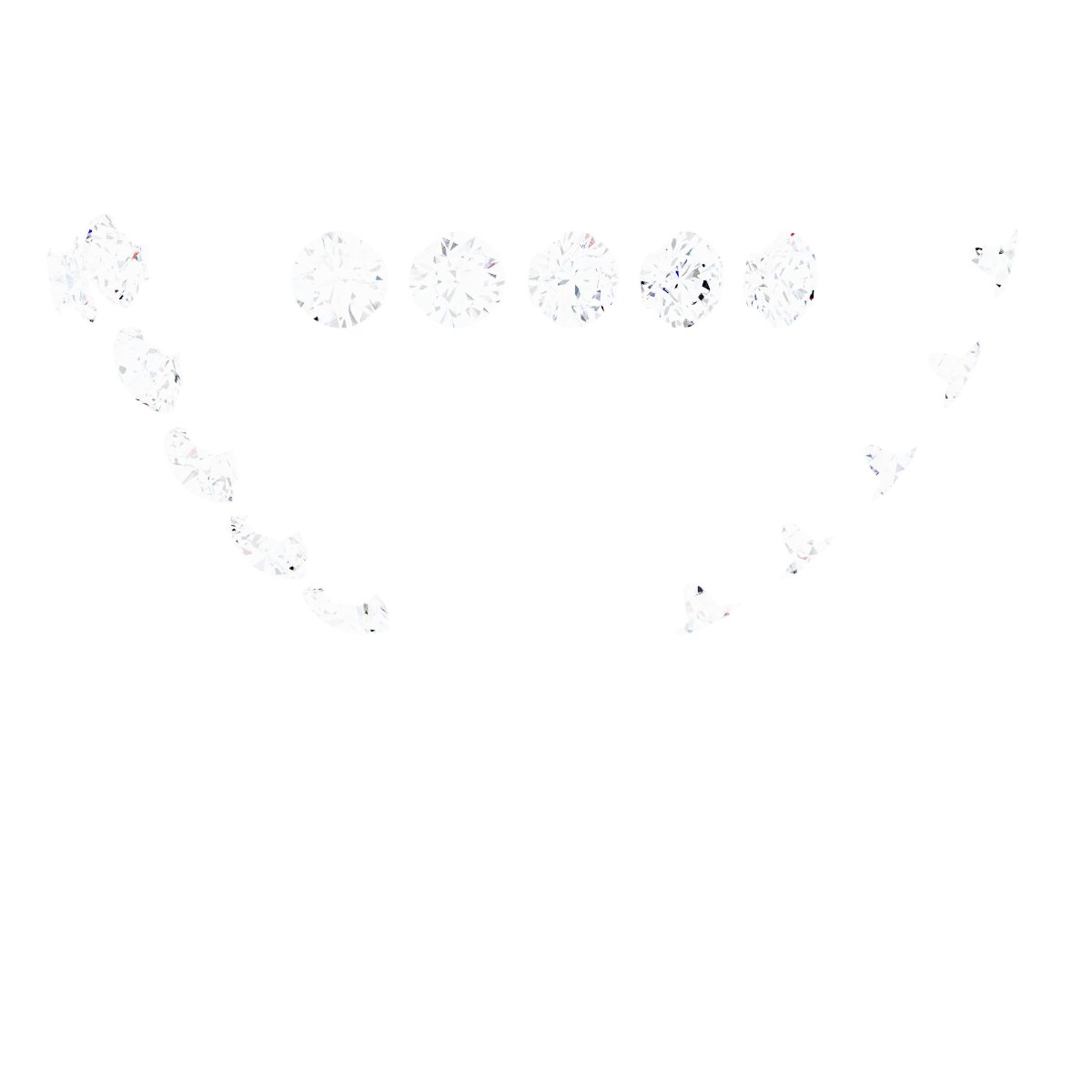Hidden Halo-Style French-Set Peg Setting