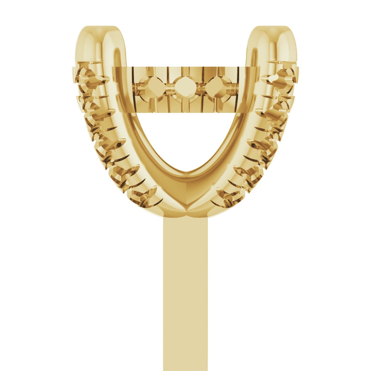 Hidden Halo-Style French-Set Peg Setting