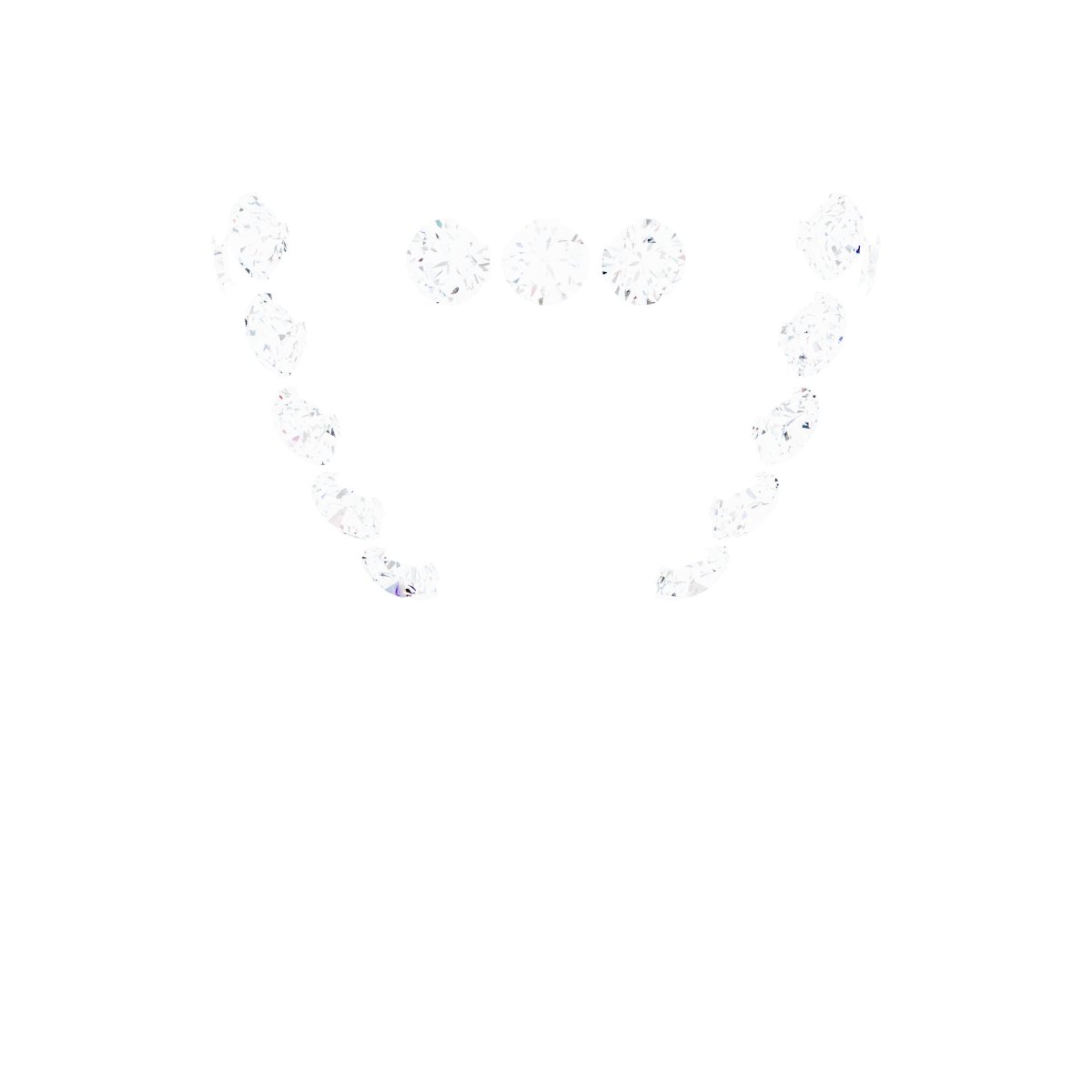 Hidden Halo-Style French-Set Peg Setting