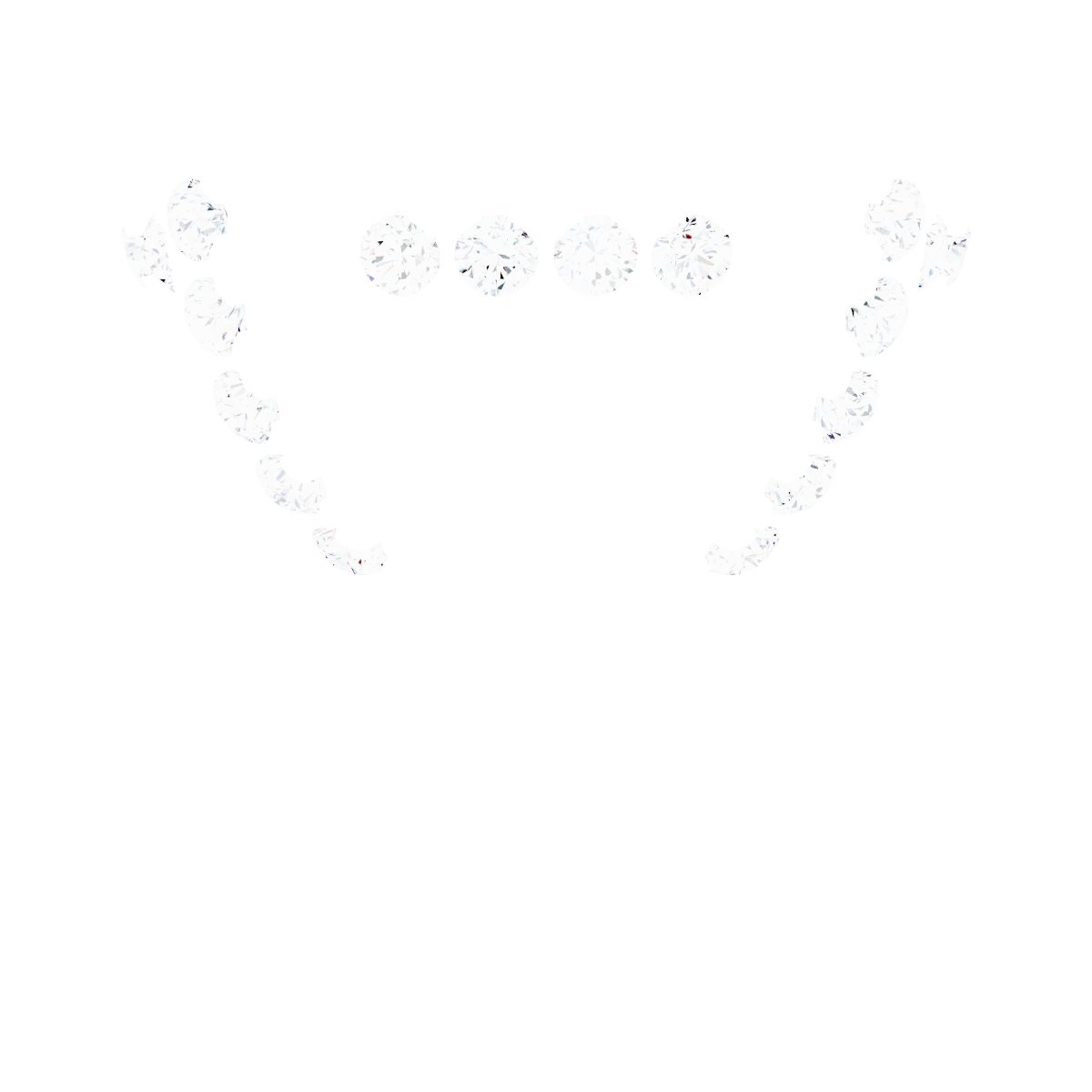 Hidden Halo-Style French-Set Peg Setting