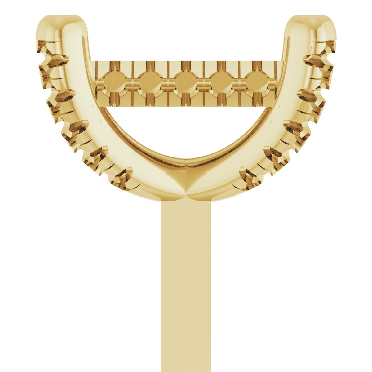Hidden Halo-Style French-Set Peg Setting
