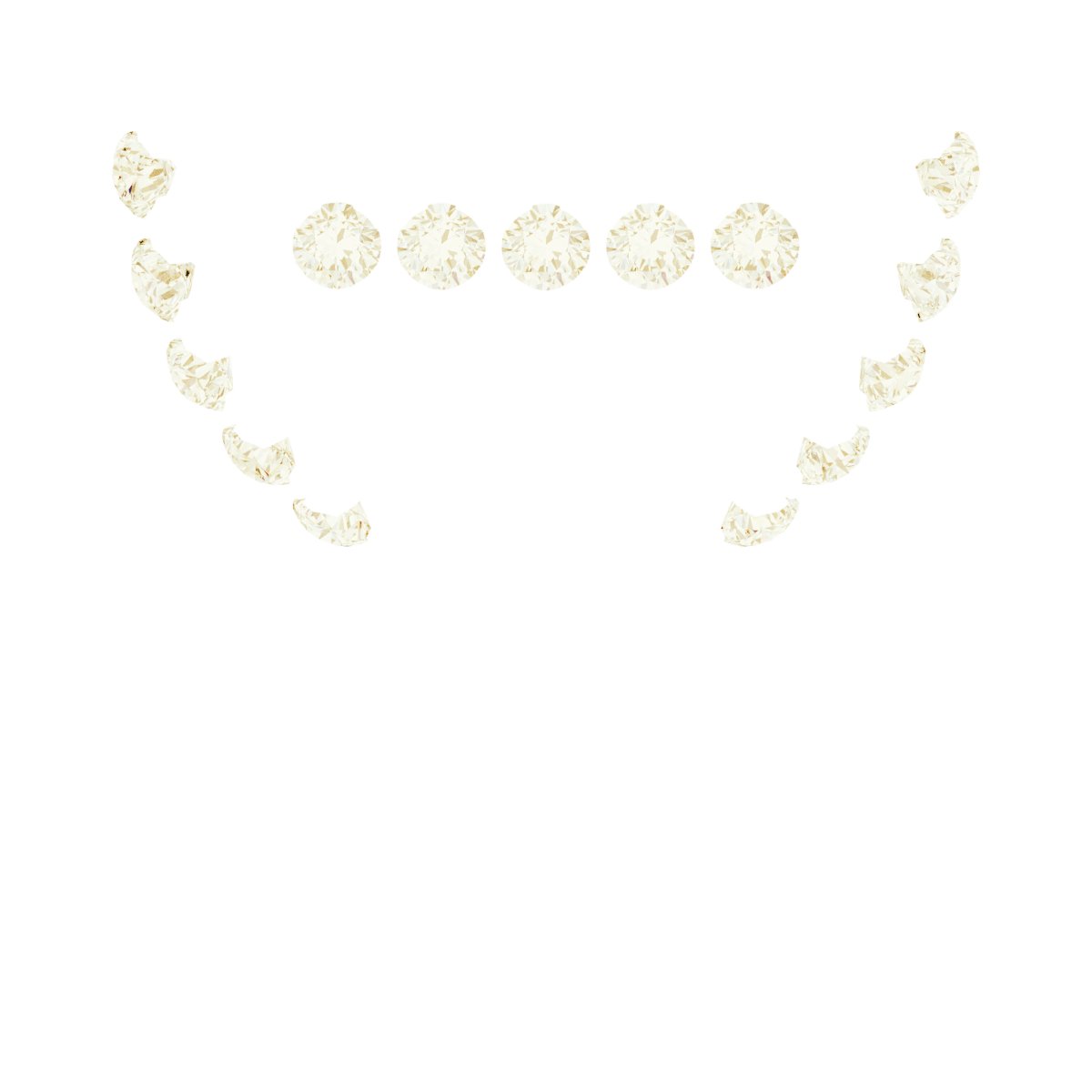 Hidden Halo-Style French-Set Peg Setting