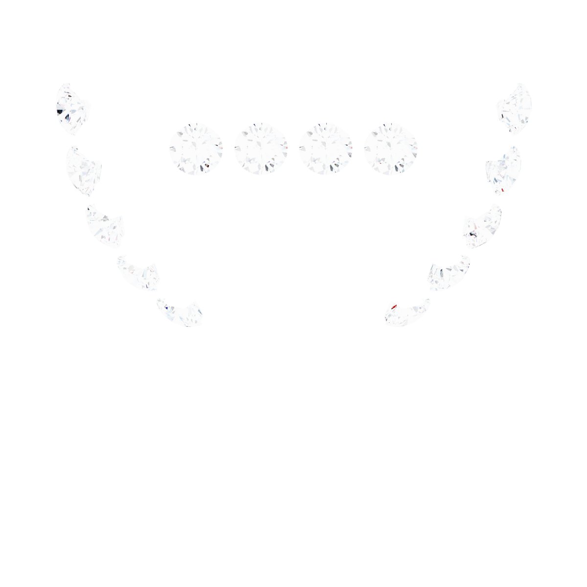 Hidden Halo-Style French-Set Peg Setting