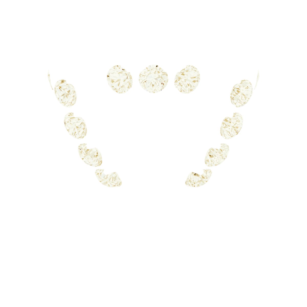 Hidden Halo-Style French-Set Peg Setting
