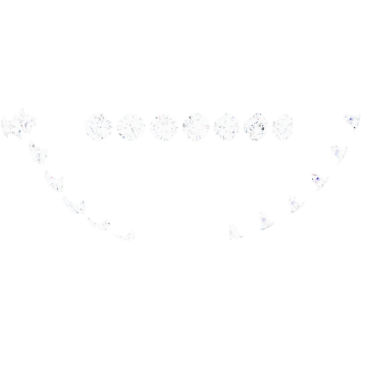 Hidden Halo-Style French-Set Peg Setting