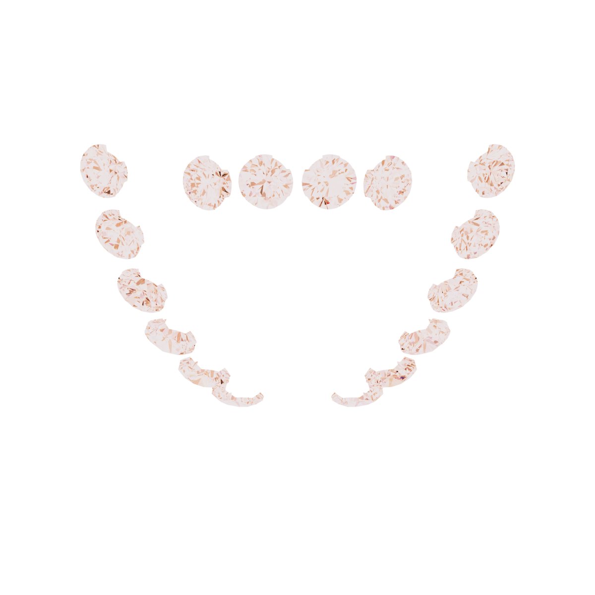 Hidden Halo-Style French-Set Peg Setting