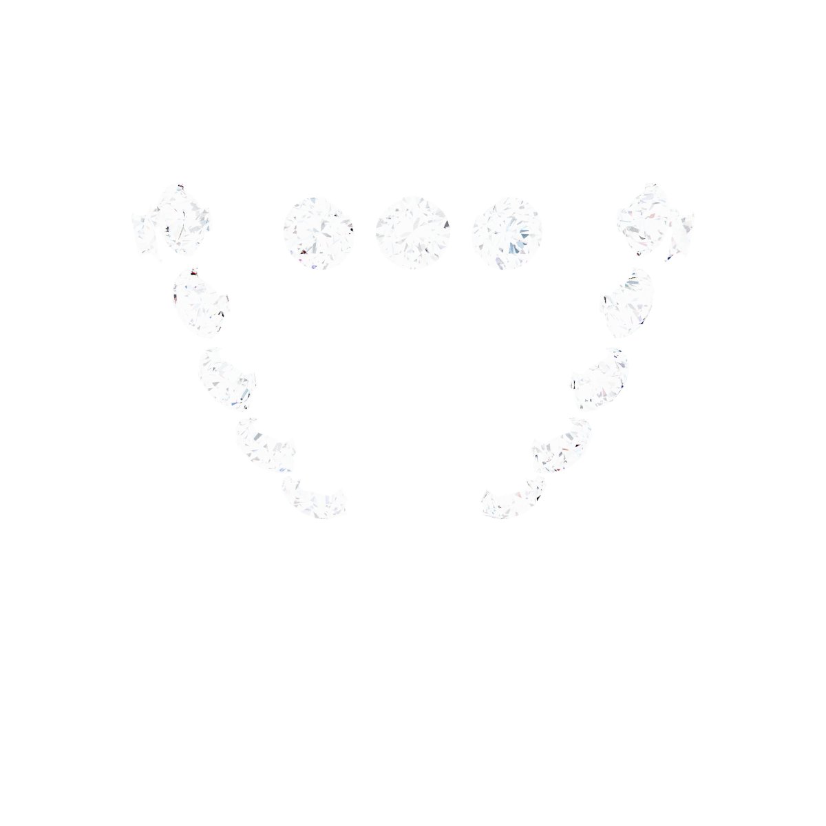 Hidden Halo-Style French-Set Peg Setting