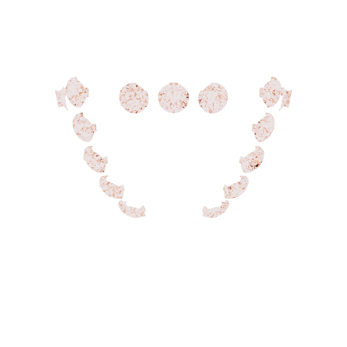 Hidden Halo-Style French-Set Peg Setting