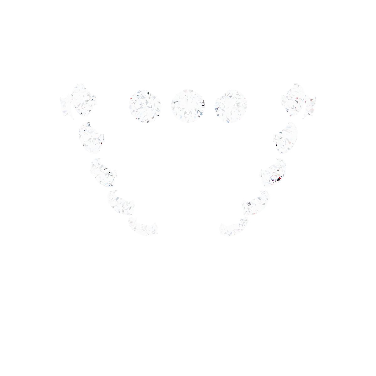 Hidden Halo-Style French-Set Peg Setting