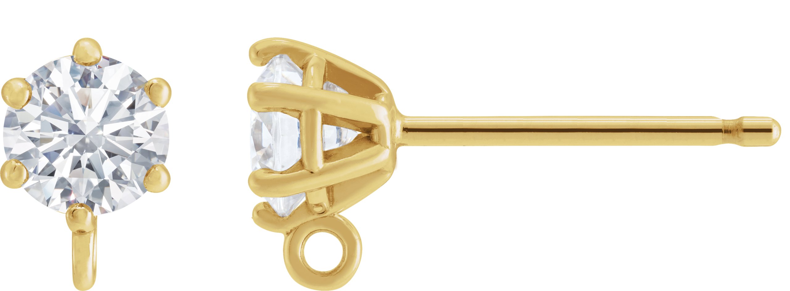 Basket Stud Earring Top