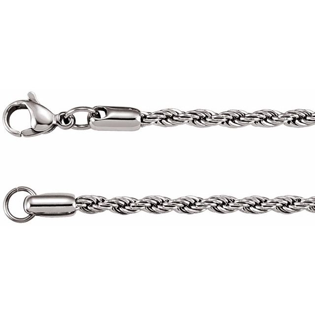 Stainless Steel 3 mm Rope 24 Chain