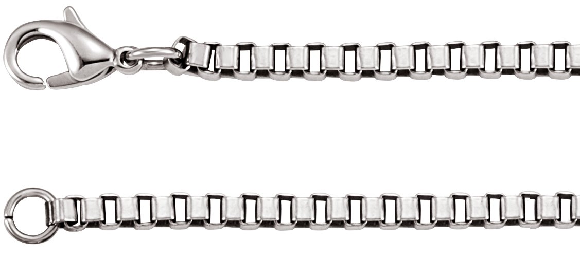 Stainless Steel 3 mm Box 20" Chain
