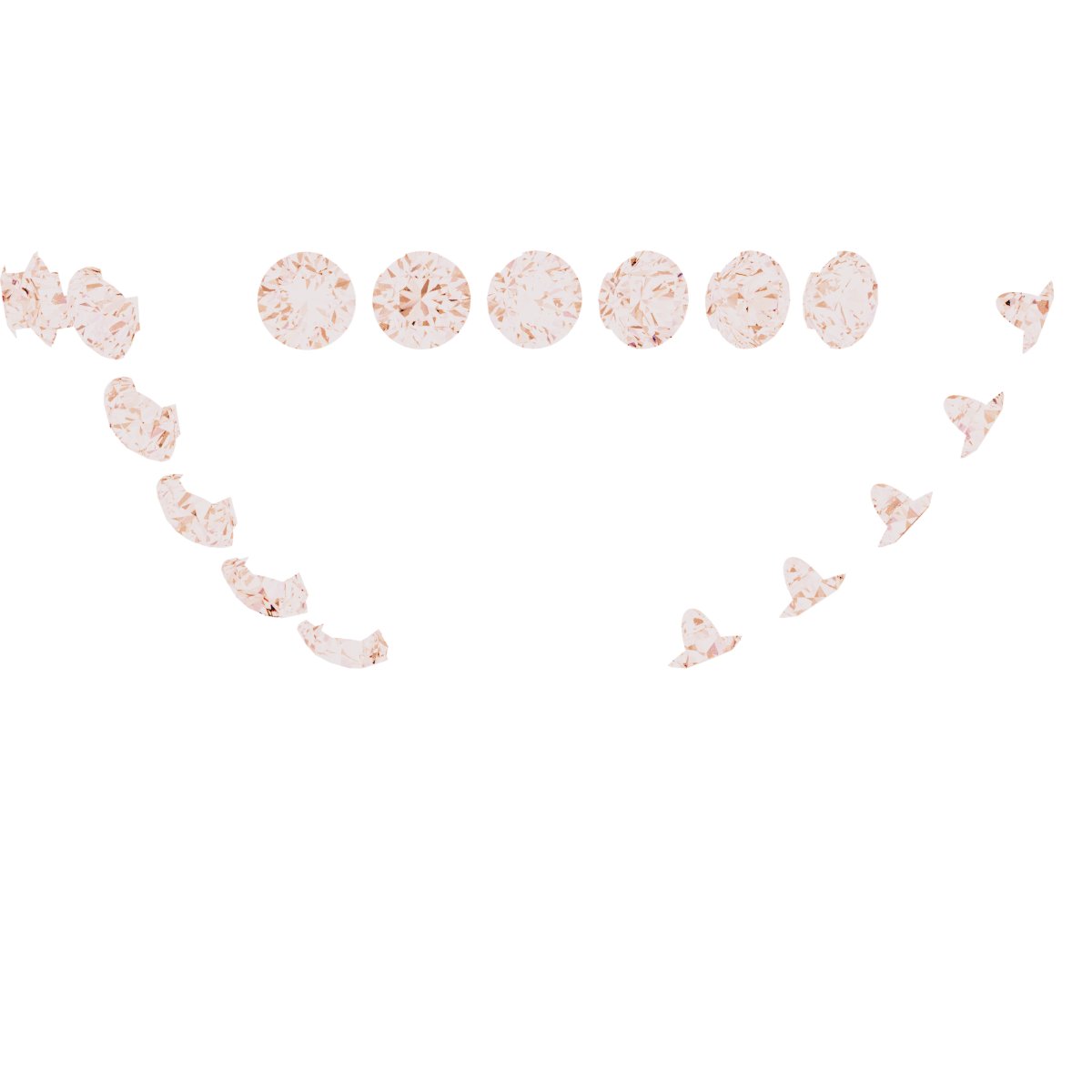 Hidden Halo-Style French-Set Peg Setting