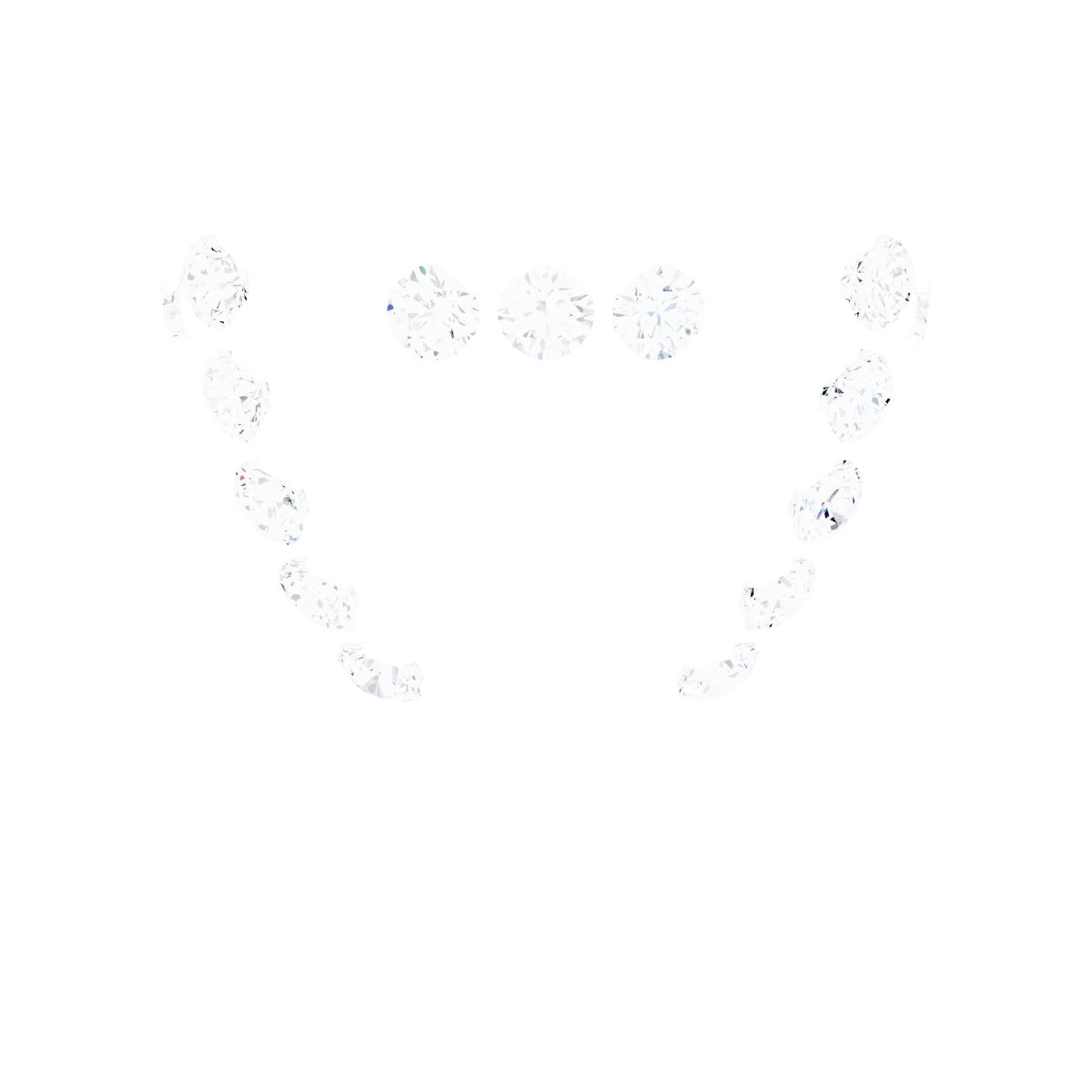 Hidden Halo-Style French-Set Peg Setting