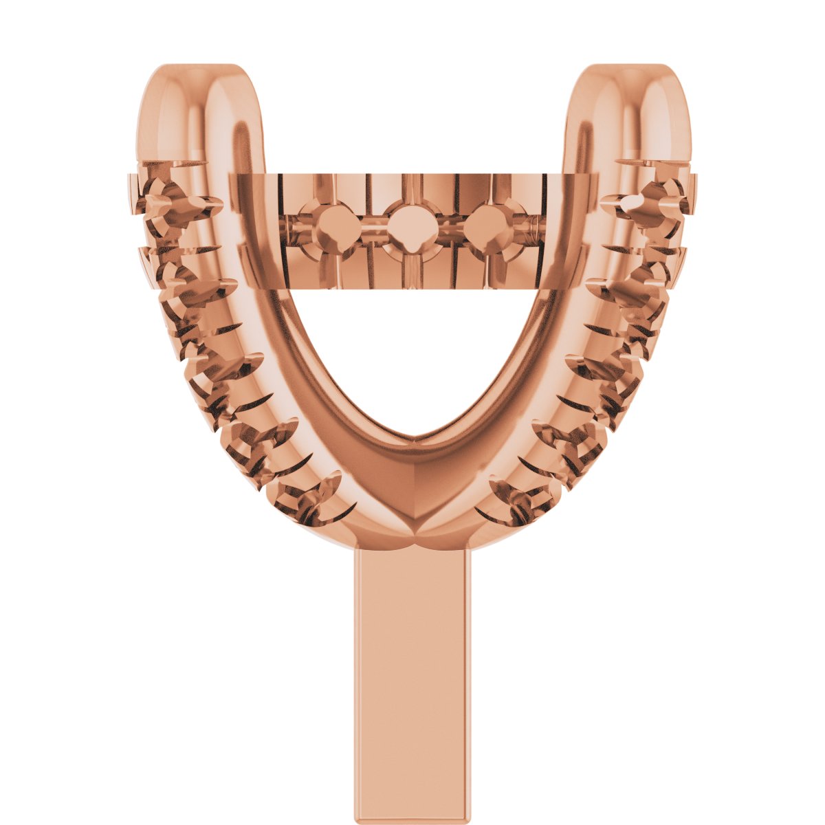 Hidden Halo-Style French-Set Peg Setting