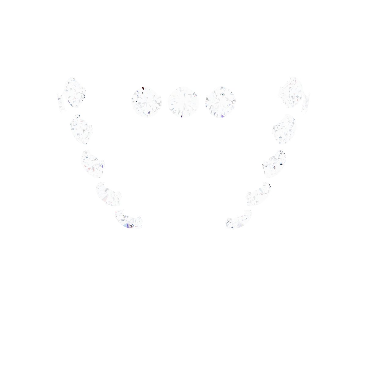 Hidden Halo-Style French-Set Peg Setting