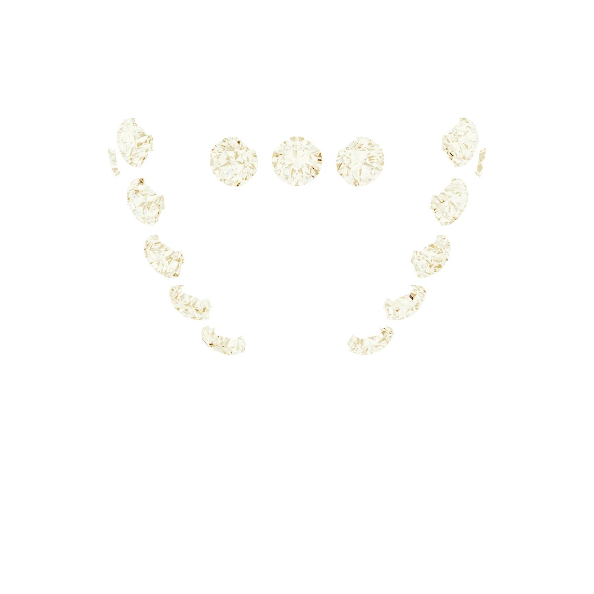 Hidden Halo-Style French-Set Peg Setting