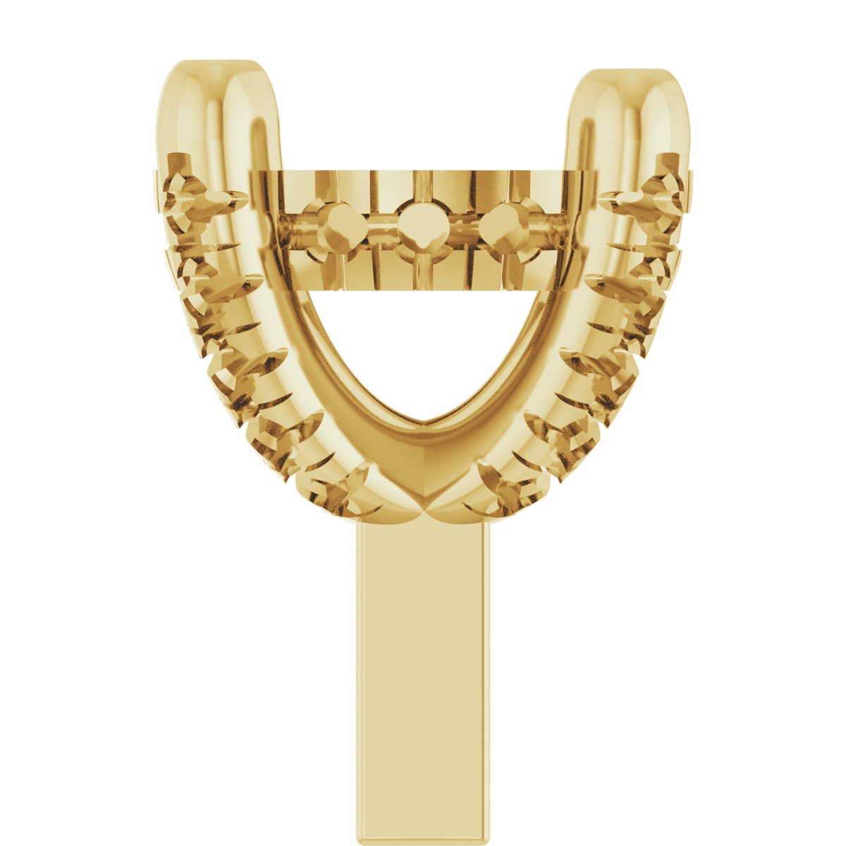 Hidden Halo-Style French-Set Peg Setting