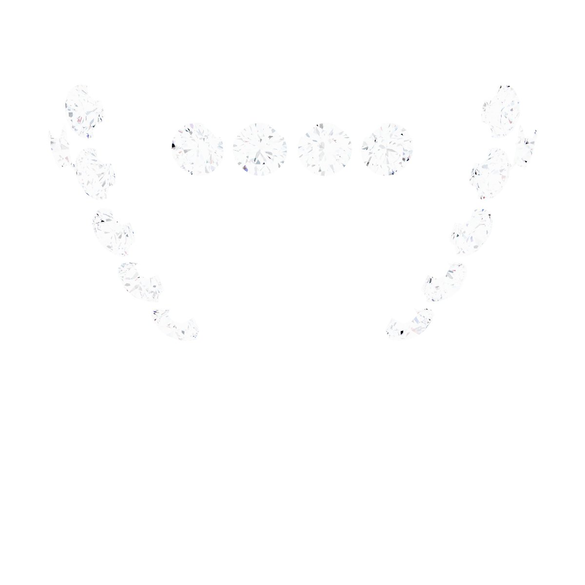 Hidden Halo-Style French-Set Peg Setting