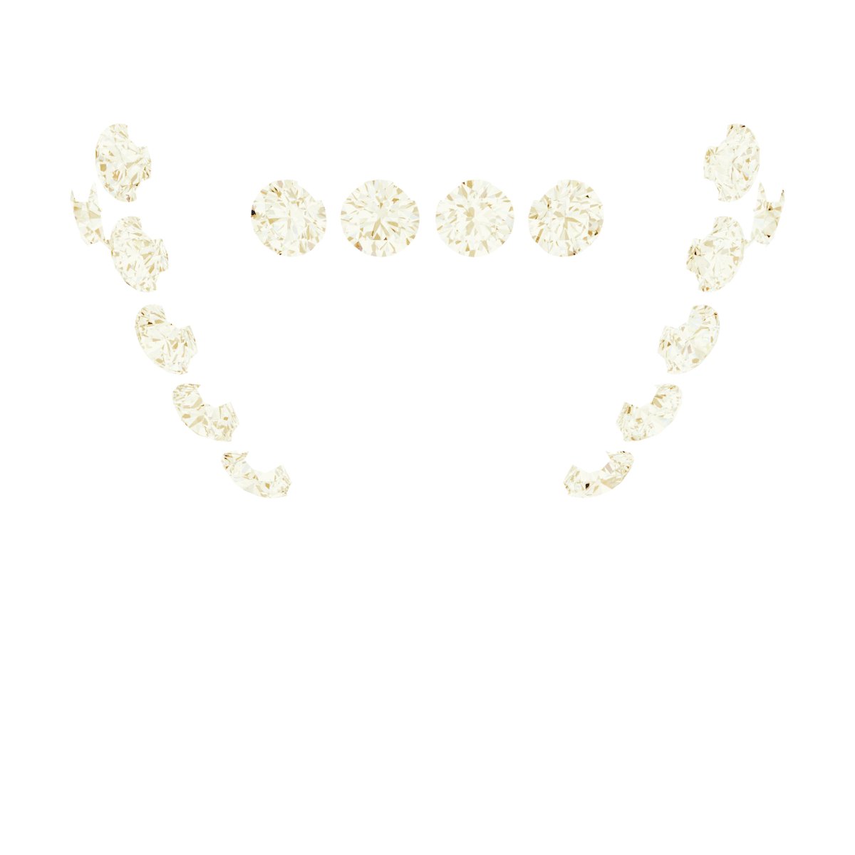 Hidden Halo-Style French-Set Peg Setting