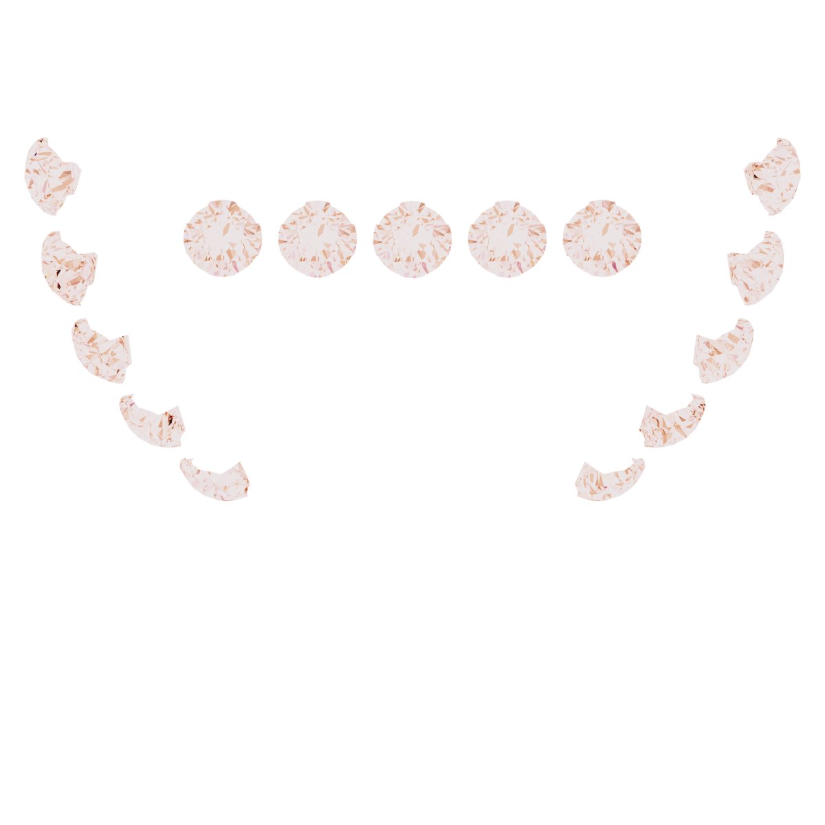 Hidden Halo-Style French-Set Peg Setting