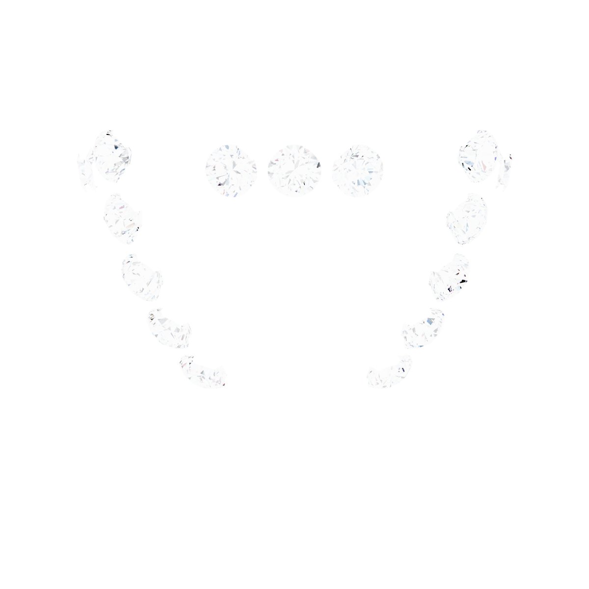 Hidden Halo-Style French-Set Peg Setting