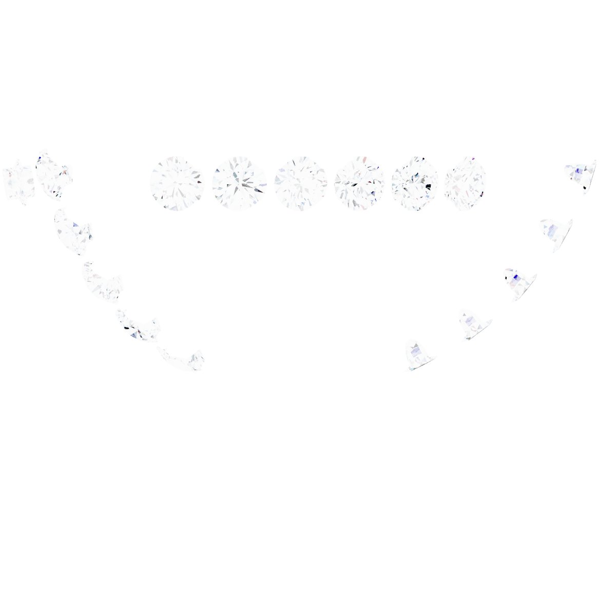 Hidden Halo-Style French-Set Peg Setting