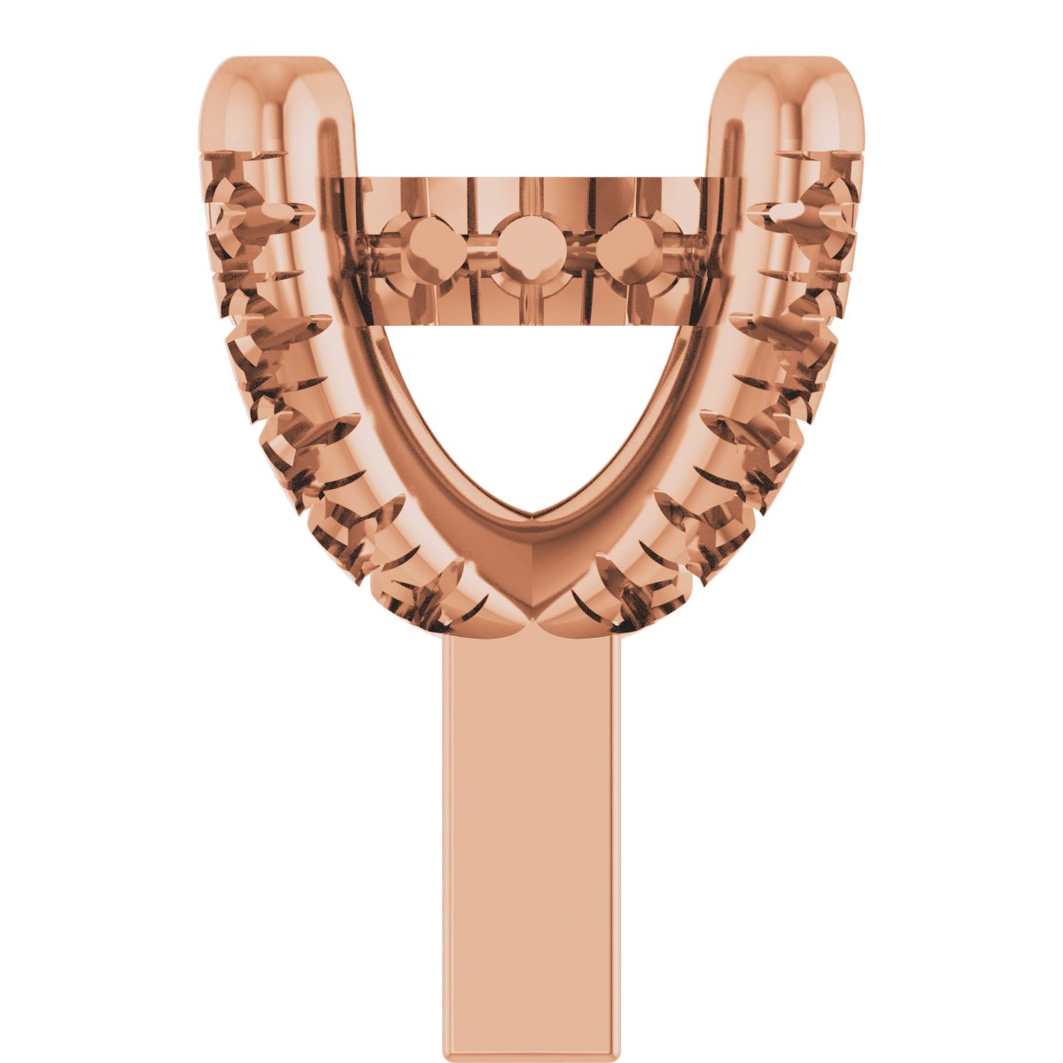 Hidden Halo-Style French-Set Peg Setting