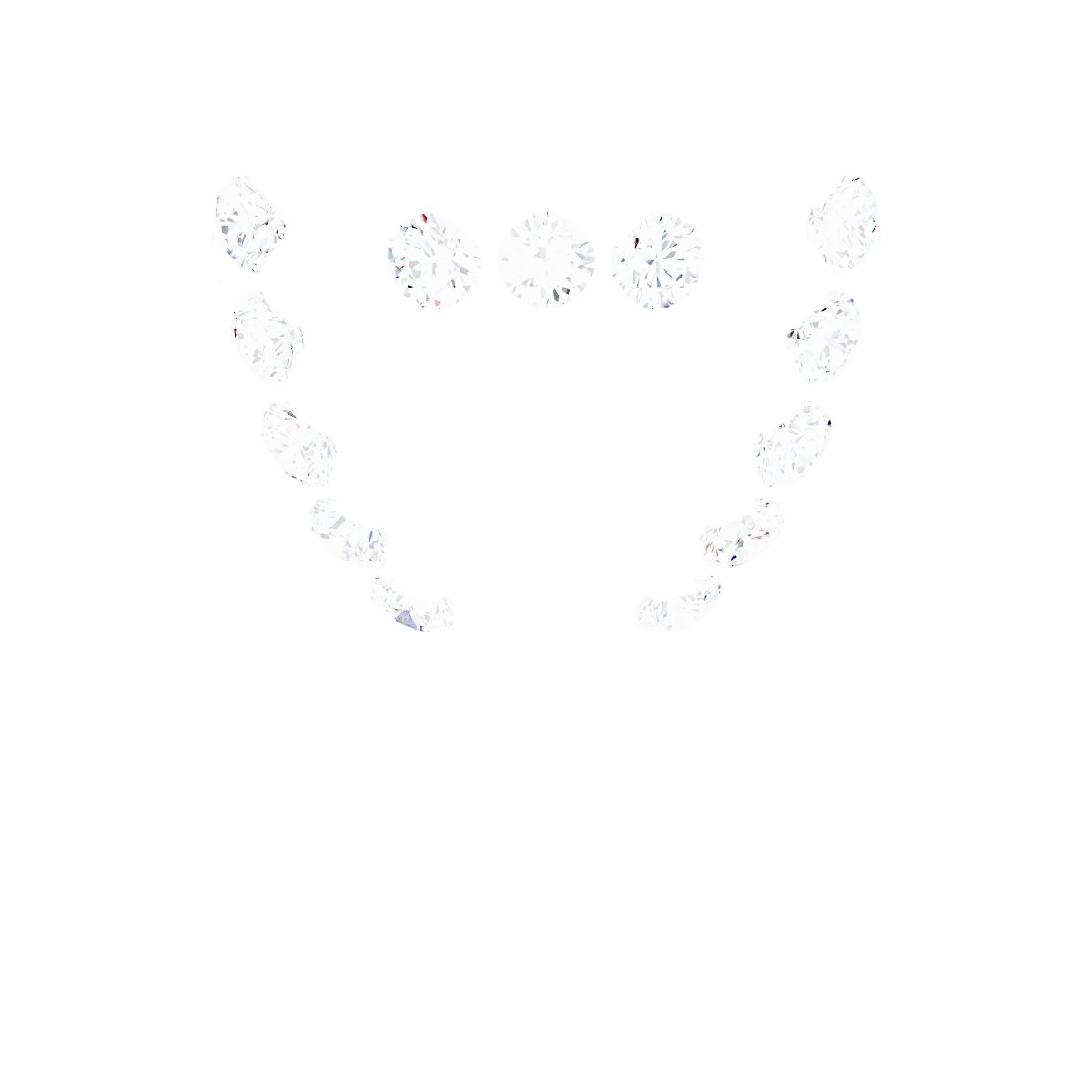 Hidden Halo-Style French-Set Peg Setting