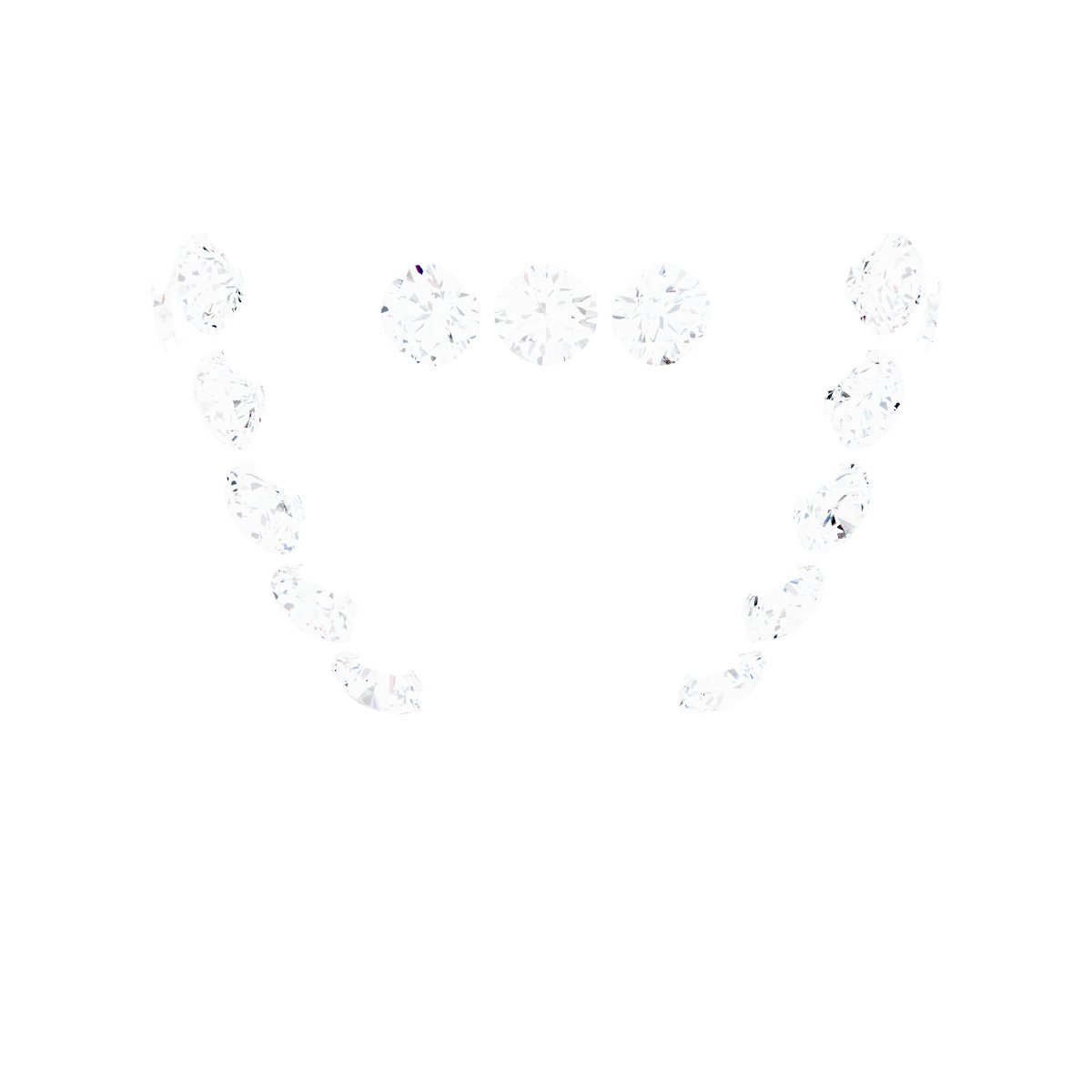 Hidden Halo-Style French-Set Peg Setting