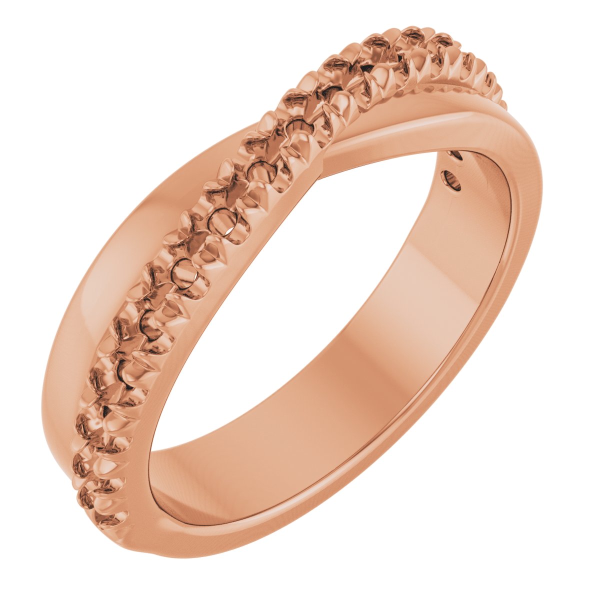 French-Set Criss-Cross Anniversary Band