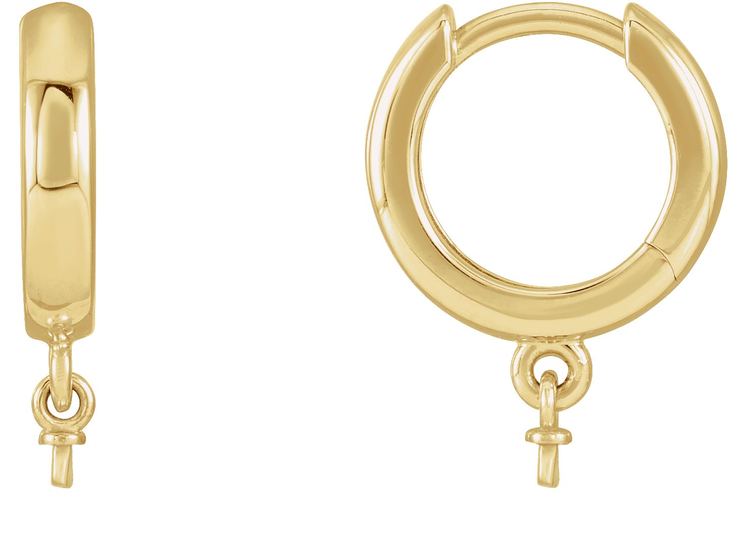 Pearl Hoop Earrings