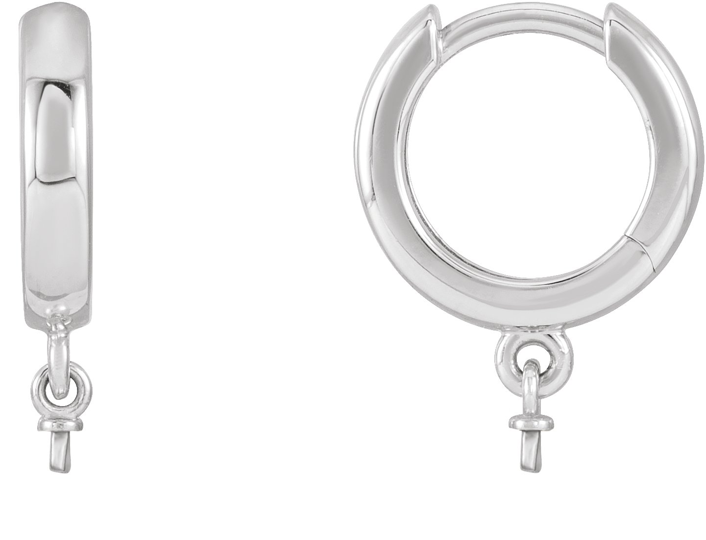 Pearl Hoop Earrings