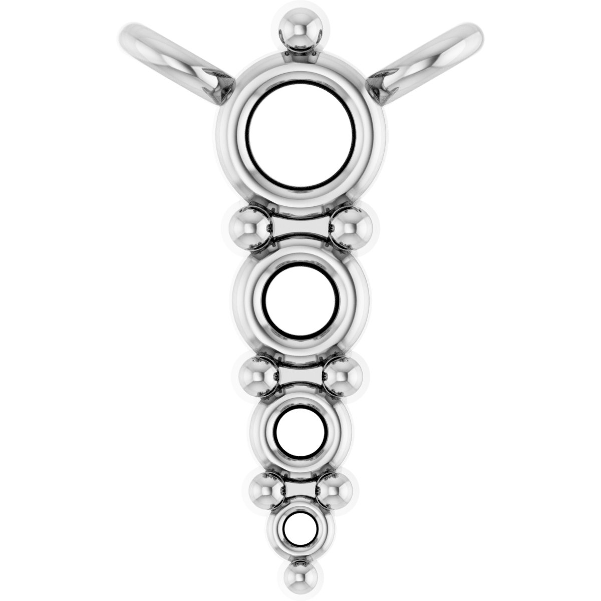 Accented Graduated Bar Necklace or Center