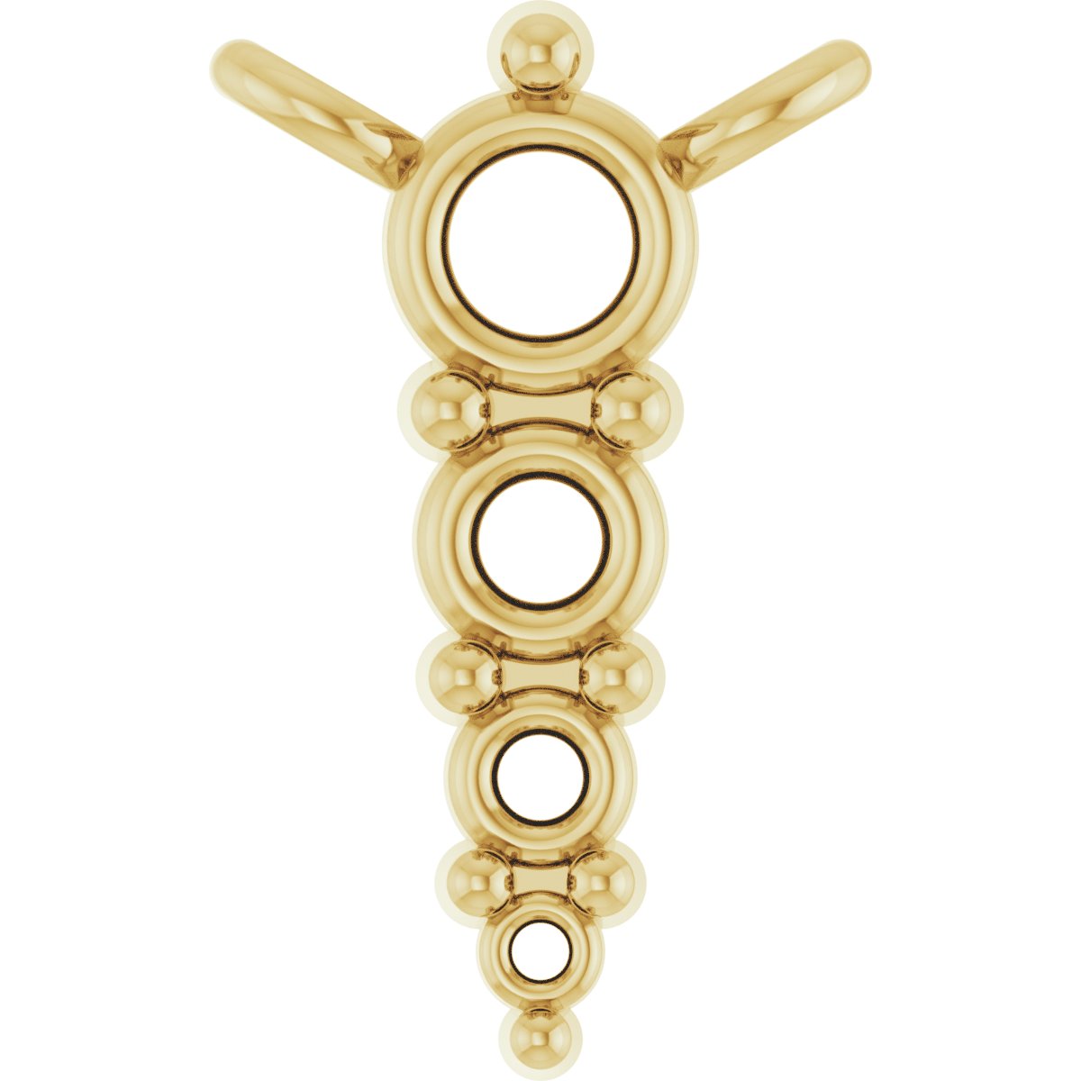 Accented Graduated Bar Necklace or Center