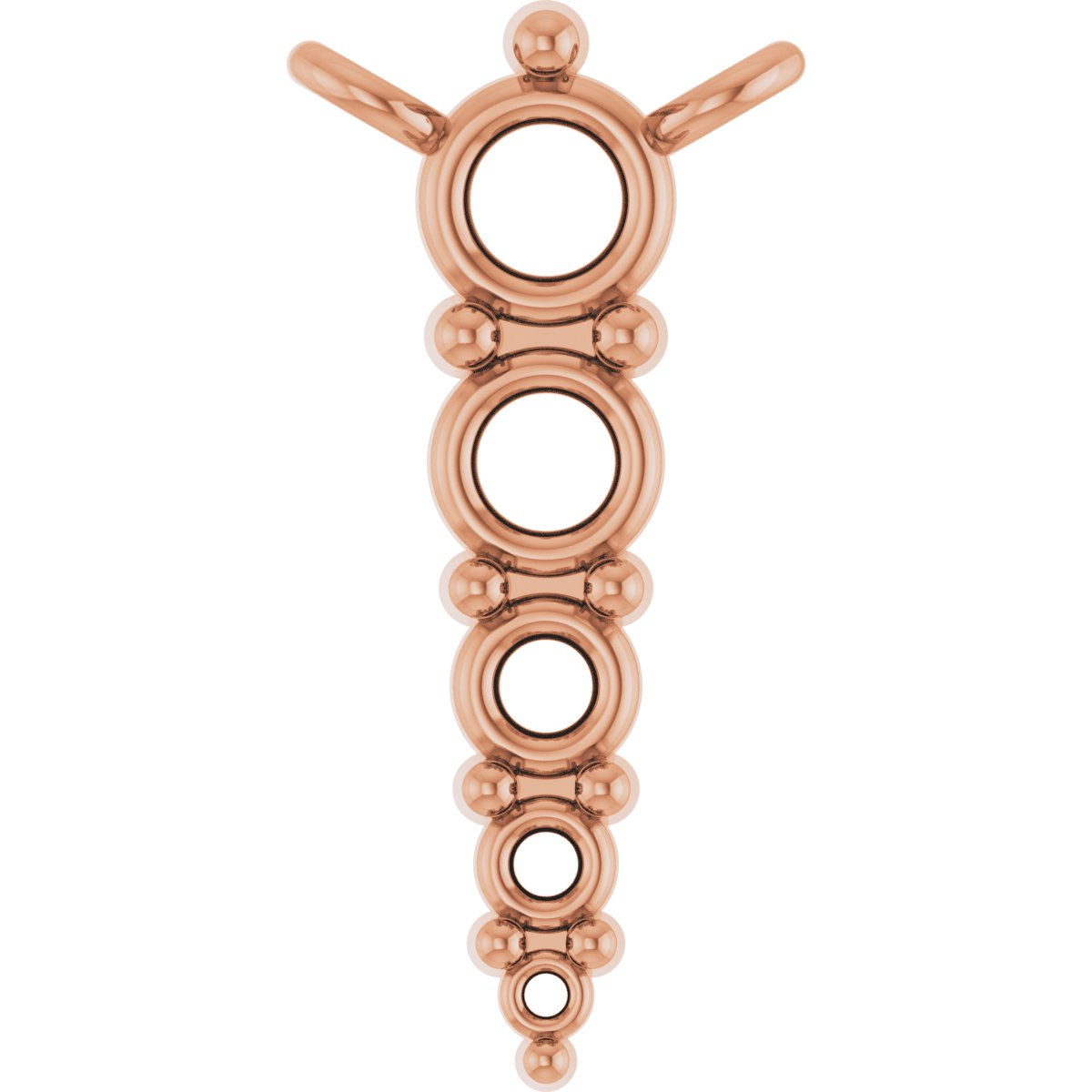 Accented Graduated Bar Necklace or Center