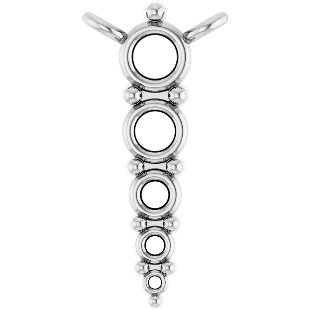 Accented Graduated Bar Necklace or Center
